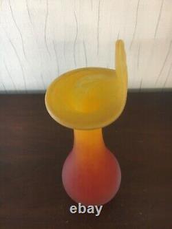 1 Glass Paste Vase / Art Glass from Toul