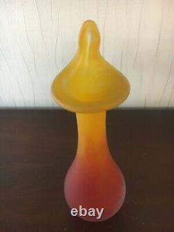 1 Glass Paste Vase / Art Glass from Toul