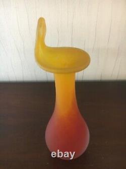 1 Glass Paste Vase / Art Glass from Toul