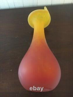 1 Glass Paste Vase / Art Glass from Toul