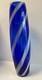 1960s Cristalleria Artistica Toscana Empoli Floor Glass Vase 50cm Candy? Stripe
