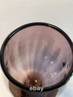 1960s Empoli Pedestal Glass Vase