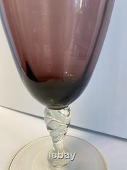 1960s Empoli Pedestal Glass Vase