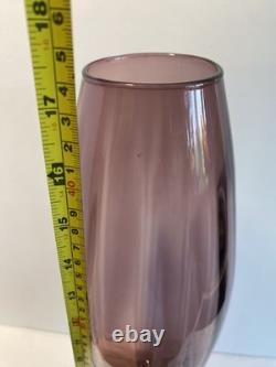 1960s Empoli Pedestal Glass Vase