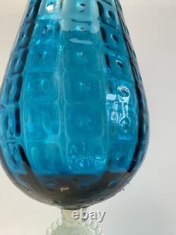 1960s cameo stemmed stelvia empoli glass In Optic Blue