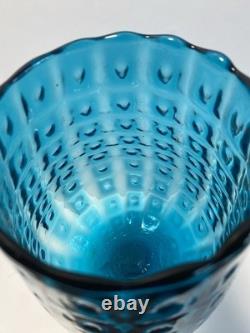 1960s cameo stemmed stelvia empoli glass In Optic Blue