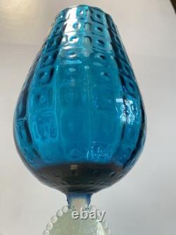 1960s cameo stemmed stelvia empoli glass In Optic Blue