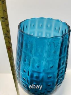 1960s cameo stemmed stelvia empoli glass In Optic Blue