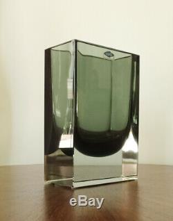 1963 NUUTAJARVI NUTSJO Art Glass Vase KAJ FRANCK Finland KF 262-MCM-EX