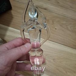 2 ×Art Glass Sculpture Lovers Warm Embrace Unstamped or Signed No Base
