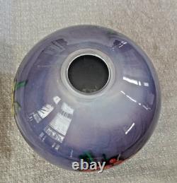 2008 Shawn Messenger Landscape Series Millefiori Murrini Flowers Art Glass Vase