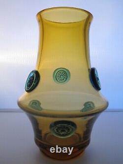 20th Century PRACHEN (Czech) Art Glass Vase By Josef Hospodka In VGC. Ref. 1020