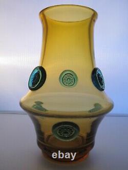 20th Century PRACHEN (Czech) Art Glass Vase By Josef Hospodka In VGC. Ref. 1020