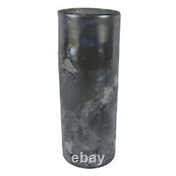 41cm Grey Glass Art Vase Handmade Indoor Home Decoration Shelf Table Flower Vase