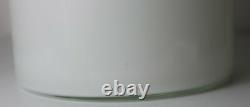 44 cm Art Glass Holmegaard White Cased Gulvvase Gul vase Gulvase 1960