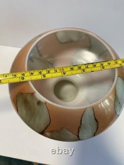 60s Stelvia Italy Empoli Glass Vase Fatto A Mano Range Very Rare