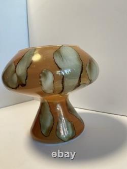 60s Stelvia Italy Empoli Glass Vase Fatto A Mano Range Very Rare