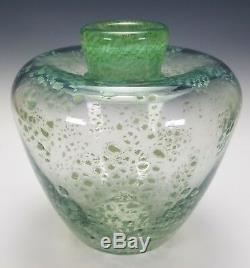 A. D. Copier Unica Leerdam Antique Dutch Art Deco Modernist Glass Vase