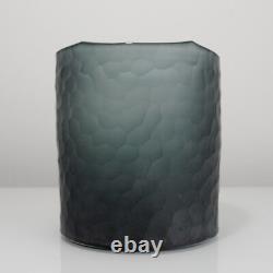 A Large & Heavy Contemporary Murano Battuto Art Glass Vase Alberto Dona attr