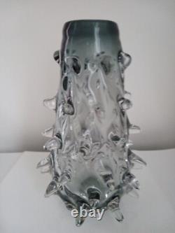A Stunning Glass Vase From The Gothic Range Of The Italian Glass Maker I V V