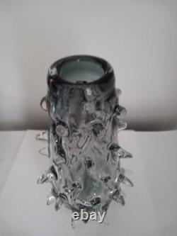 A Stunning Glass Vase From The Gothic Range Of The Italian Glass Maker I V V