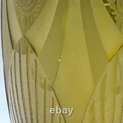 A Tall Art Deco Vase By Legras c1930