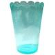 A Large Mid-century Modern Art Glass Retro Crackle Ice Vase 31.5cm C. 1970's+