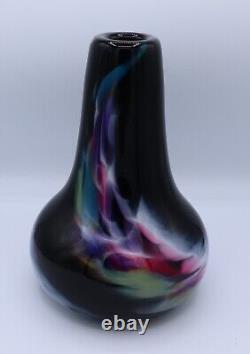 ART GLASS Vase Signed