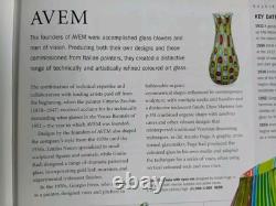 AVEM Murano Vase 8 Tall Cased Art Glass 1950s Good Condition Bizantino series