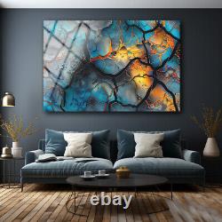 Abstract Glass Wall Art, Colorful Wall Art, Glass Print, High Quality