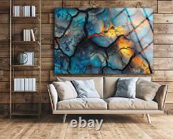 Abstract Glass Wall Art, Colorful Wall Art, Glass Print, High Quality