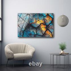 Abstract Glass Wall Art, Colorful Wall Art, Glass Print, High Quality