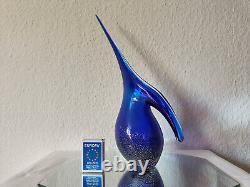 Allan Scharff hummingbird glass design pot / decanter for Holmegaard signed