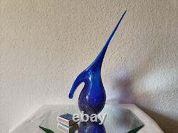 Allan Scharff hummingbird glass design pot / decanter for Holmegaard signed