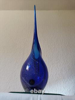 Allan Scharff hummingbird glass design pot / decanter for Holmegaard signed