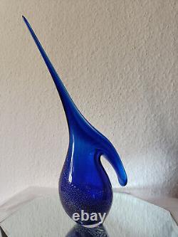 Allan Scharff hummingbird glass design pot / decanter for Holmegaard signed