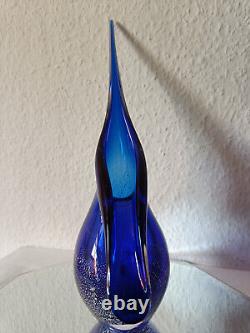 Allan Scharff hummingbird glass design pot / decanter for Holmegaard signed