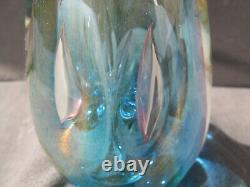 Amazing 1978 Dominick Labino Art Glass Vase, Museum Quality! Stunning