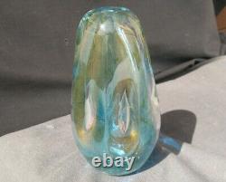 Amazing 1978 Dominick Labino Art Glass Vase, Museum Quality! Stunning