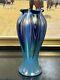 Amazing Vintage 11 Bohemian Art Glass Vase