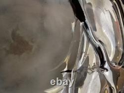 Angelo Rinaldi Studio Art Glass Crushed Vase Made In Italy 22.5cm Height Vintage