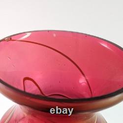 Antique Art Nouveau Austro Bohemian Iridescent Art Glass Vase Schliersee