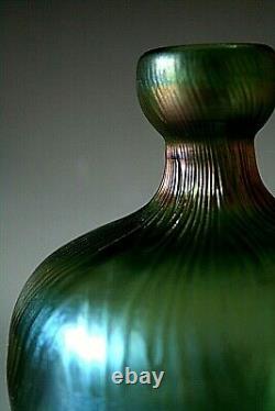 Antique Art Nouveau Loetz Iridescent Glass Vase