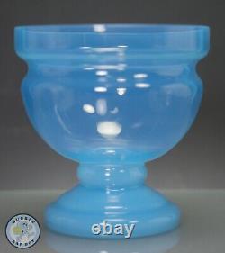 Antique Blue Opaline Glass Vase