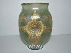Antique Bohemian Loetz Iridescent Decorated Olympia Art Glass Vase 780