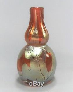Antique LOETZ Art Glass Vase PHÄNOMEN GENRE 7773 Decor circa 1899 Rare Example