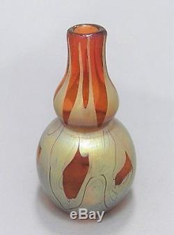 Antique LOETZ Art Glass Vase PHÄNOMEN GENRE 7773 Decor circa 1899 Rare Example