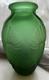 Art Deco Emerald Green Glass Vase