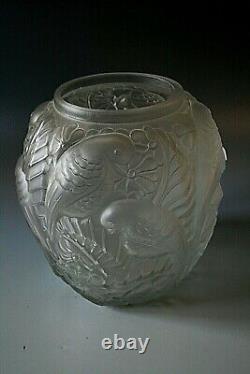 Art Deco French Glass Vase