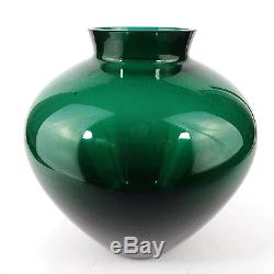 Art Déco Glas Vase H. 19,5 cm Wilhelm Wagenfeld VLG Glass 30er Jahre Bauhaus